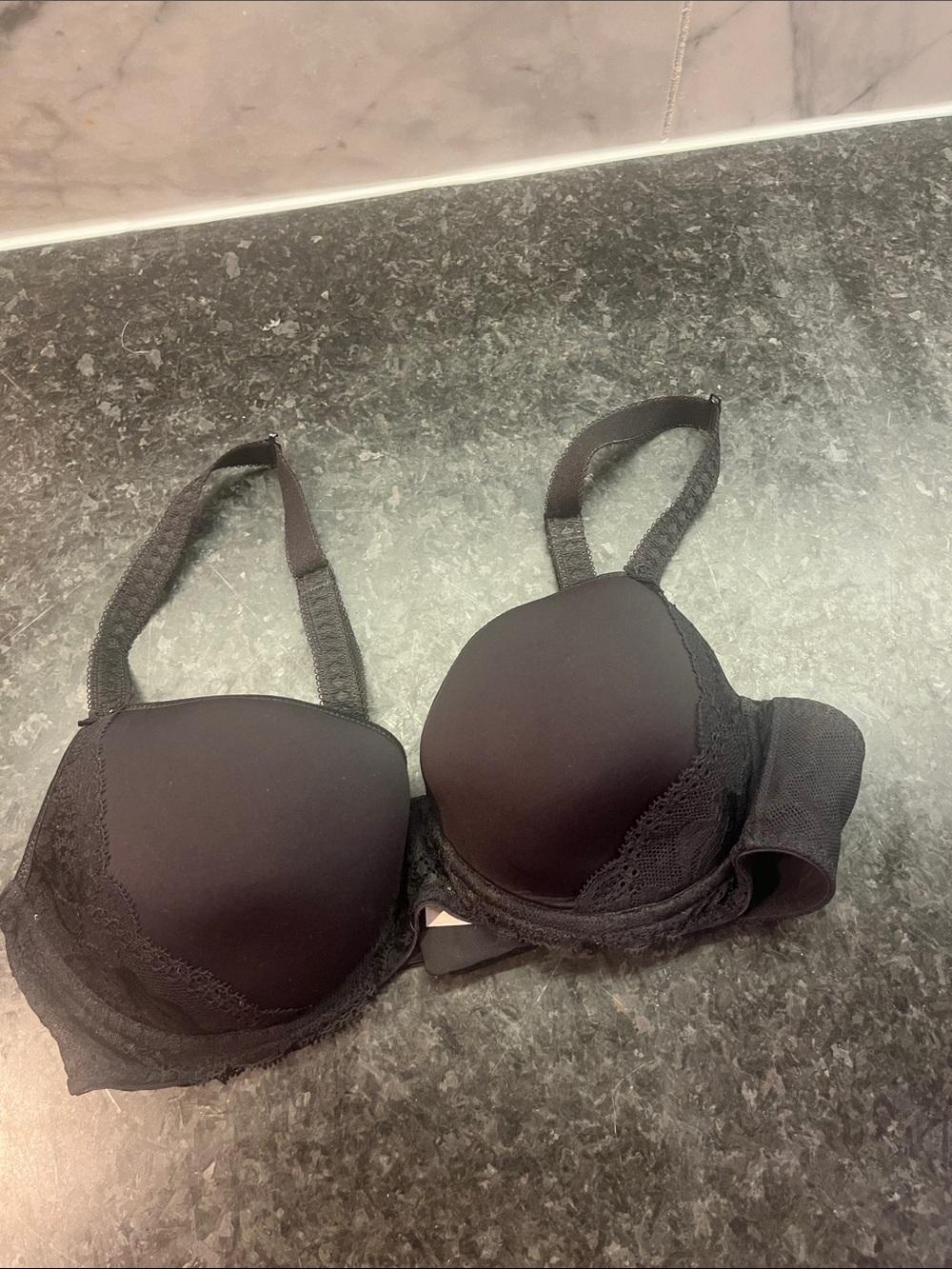Black SIMONE PERELE Lace-Trim Bra